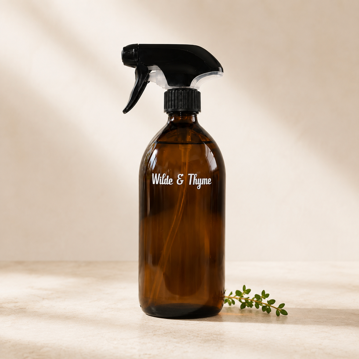 Bottle for Life – 500ml Amber Glass Spray Bottle
